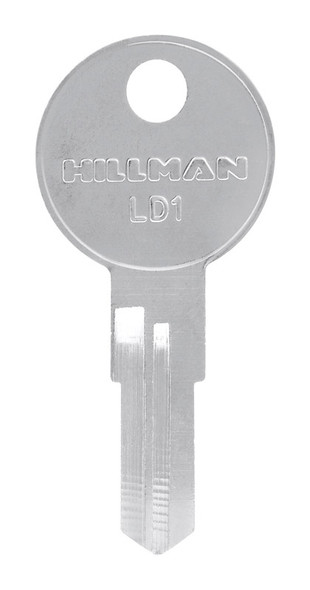 Hillman Universal Key Blank LD11639 – Double-Sided Brass Traditional Key for House and Office Applications