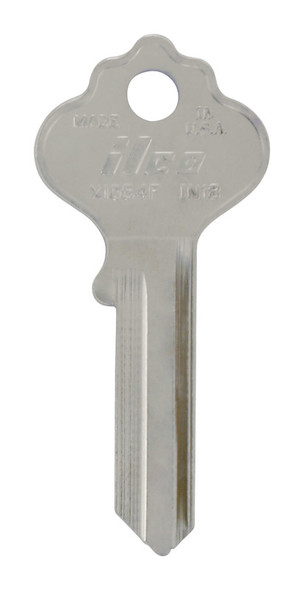 Hillman Universal Key Blank IN18 – Traditional Brass House and Office Key for Cylinder Locks