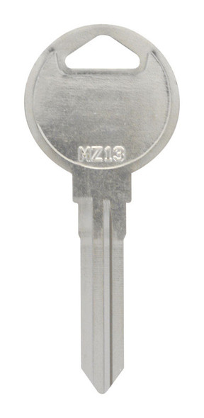 HILLMAN Mazda MZ13 Double-Sided Brass Key Blank for Automotive Applications