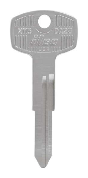 HILLMAN Subaru SR-4 Key Blank - Brass Double-Sided Traditional Key for Automotive Use