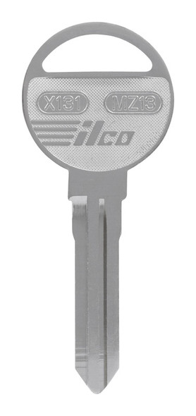 Hillman Ford H-57 Key Blank - Double-Sided Brass Key for Automotive Use