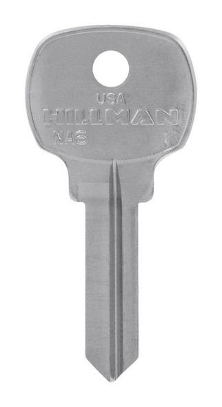 Hillman NA-6 National Key (S) – Brass House/Office Key Blank for Cylinder Locks