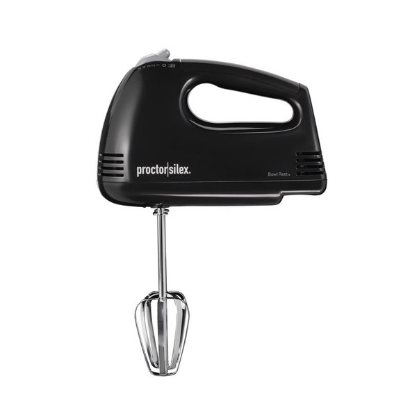 Hamilton Beach Food Mixer Hand Blender Model 62507G - Black, 100W with 5 Speeds and Dishwasher Safe Parts