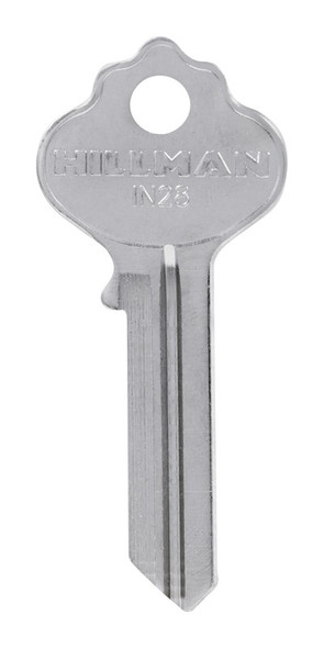 HILLMAN IN-28 Independent Brass House/Office Key Blank