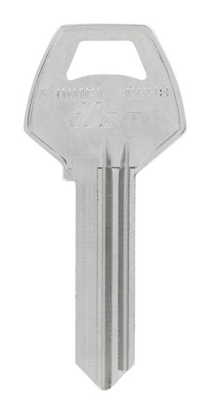 Hillman Co-98 Corbin Key Blank – Brass, Single Side, Universal Fit for House and Office Locks