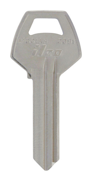 HILLMAN CO-91 Corbin Key Blank – Brass, Single-Sided House and Office Use