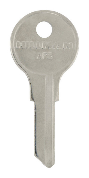 HILLMAN AP-5 Chicago Blank (S) Universal Brass Key for House and Office Locks