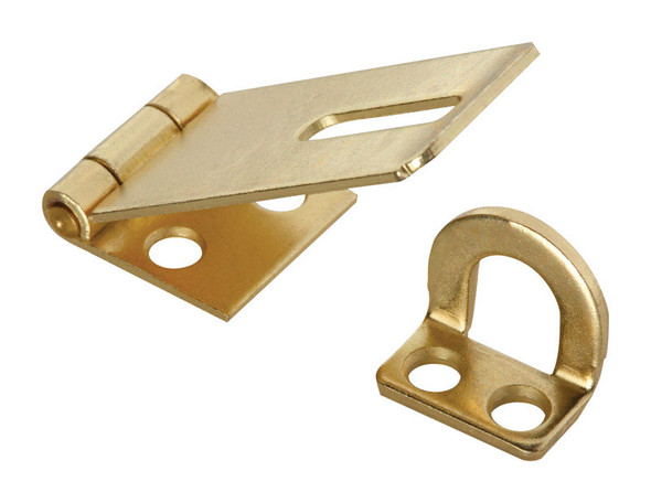 National Hardware Safety Hasp Brass, 1-3/4 inch - Secure Your Doors and Gates