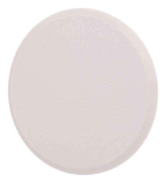 Barton Kramer Wall Shield 3-1/4 inch White Vinyl Door Bumper