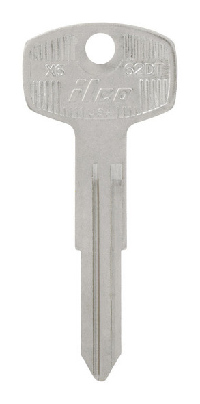 Hillman Key Blank for Nissan Vehicles - Model DA22, Brass Double-Sided Traditional Key