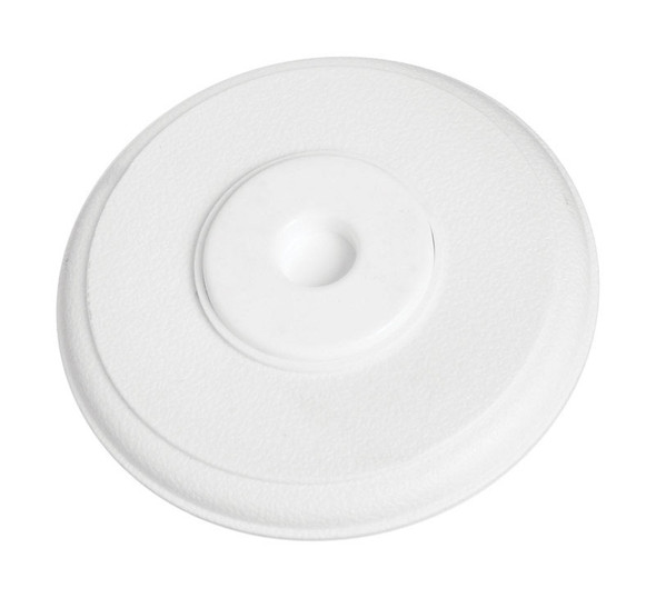 WALL DOOR STOP PLSTC WHT
