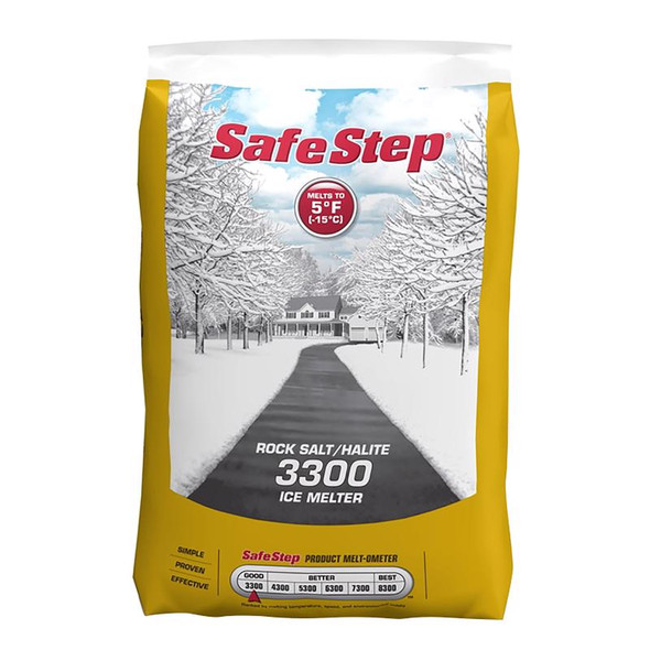 ICE MELT ROCK SALT 50 LB