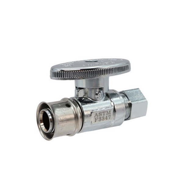 SharkBite PEX Press Drain Valve with Brass Handle, 1/2 in C x C, Lead-Free