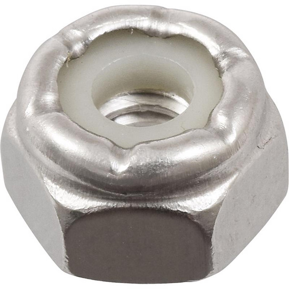 Hillman Stainless Steel Lock Nut #8-32, Pack of 100