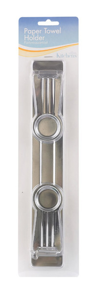 Fox Run Stainless Steel Paper Towel Holder Wall Mount - Modern Kitchen Accessory