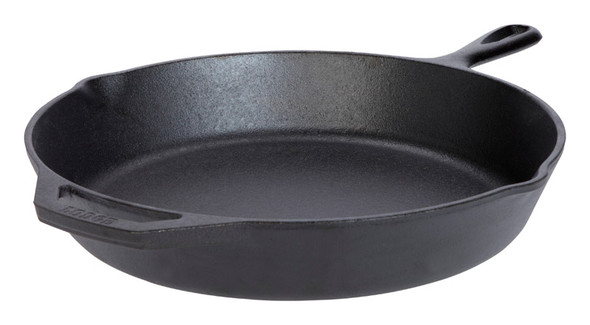 Lodge Logic 12-Inch Cast Iron Skillet - Heavy Duty Cooking Pan