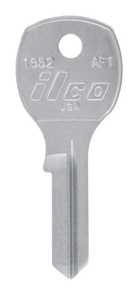 Hillman Universal Key Blank in Silver – Model AZ01, Brass Construction for House and Office Use