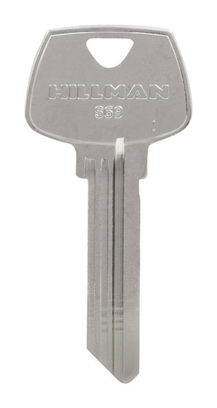 Hillman Universal Brass Key Blank S-69 for House and Office Doors