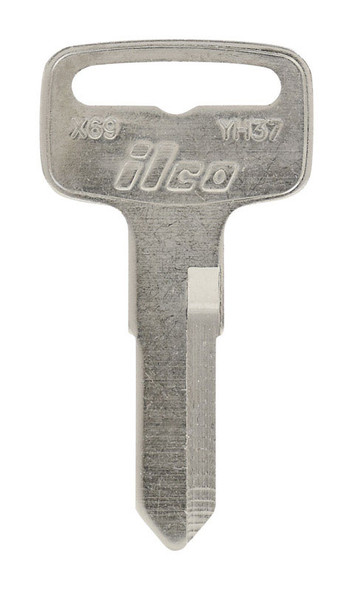 Hillman Universal Brass Motorcycle Key Blank Model AZ01 for Motorcycles