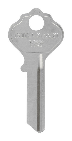 Hillman Universal Key Blank in Silver - Model AZ01, Brass Construction, Suitable for House and Office Use