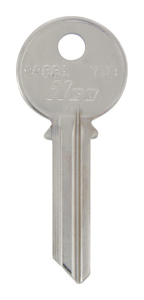 Hillman Universal Brass Key Blank Y-78 | Traditional Single-Sided Office and Home Key