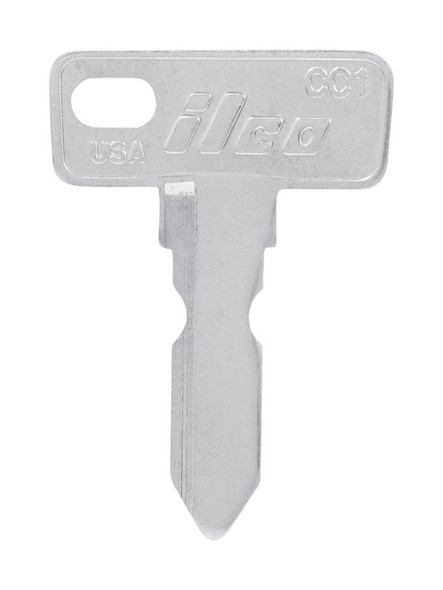 HILLMAN CC-1 Club Golf Cart Key - Universal Brass Double-Sided Key Blank for House and Office Locks