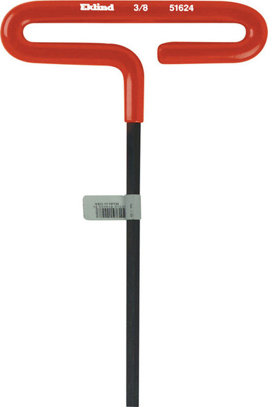 Eklind Tools 3/8 inch T-Handle Hex Key - 6 inch Length, SAE, Heat Treated Chrome Nickel Alloy Steel