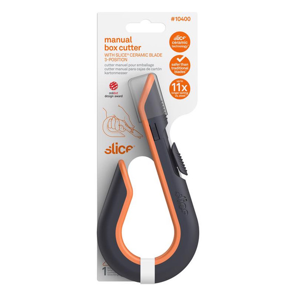 Slice Lockable Ceramic Box Cutter - Black Hand and Power Tools Utility Knife with Sliding Blade