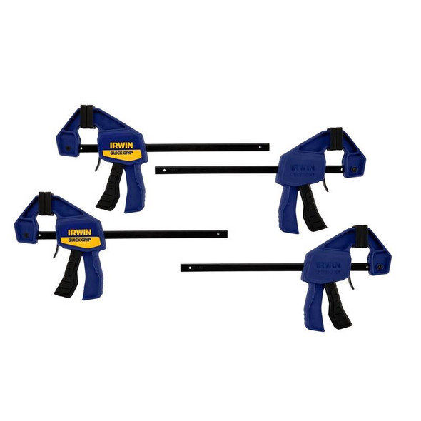 Irwin Mini Quick-Grip Bar Clamp Set - 4 Pack, 6-inch Capacity