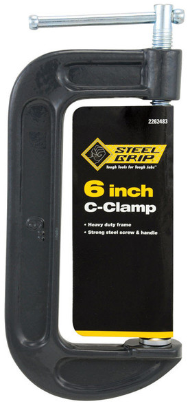 Steel Grip 6-Inch C-Clamp for Versatile Clamping Applications