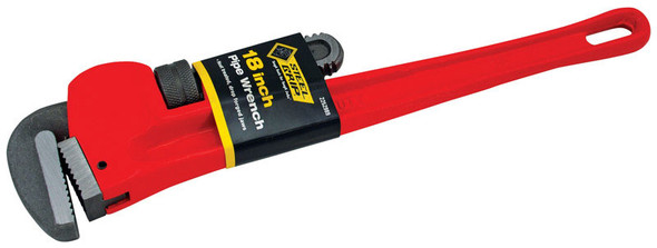 Steel Grip 18-Inch Cast Iron Pipe Wrench – Heavy Duty Adjustable Plumbing Tool