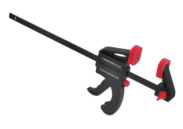 Steel Grip Bar Clamp with 2-1/2-inch Throat Depth and 6-inch Clamping Capacity
