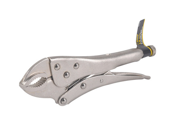 Steel Grip 10-Inch Curved Locking Pliers with Drop Forged Steel Construction