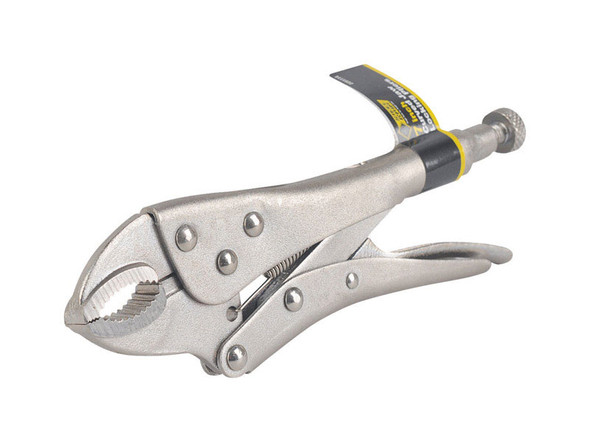 Steel Grip 7-Inch Curved Locking Pliers with Drop Forged Steel Construction