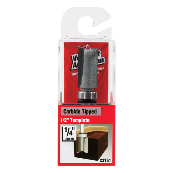 Vermont American Router Bit 1/2-Inch Straight Cutting for Shaping and Smoothing