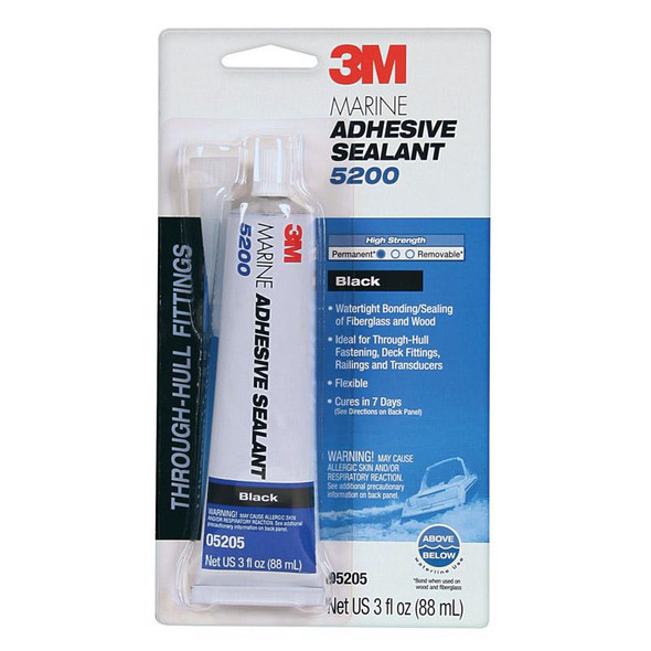 MARINE SLNT 5200 BLK 3OZ