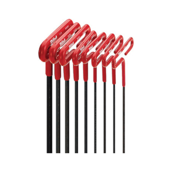Eklind Hex Key Set with T-Handle - SAE, 3/32 to 1/4 Inch, 8-Piece