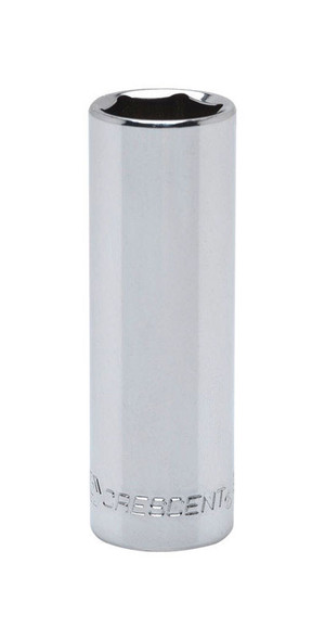 Crescent 3/8 Inch Drive 7/16 Inch Deep Socket, 6-Point, SAE - CDDS26N