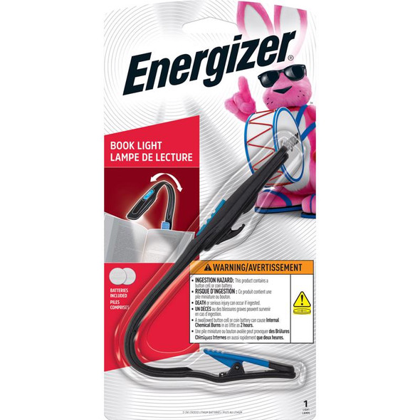 Energizer CLIP LIGHT 11 Lumens Black and Yellow LED Flashlight - Compact and Hands-Free