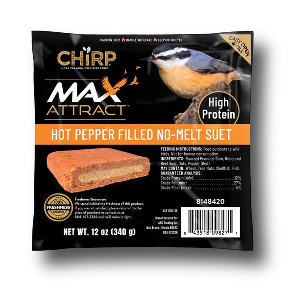 Chirp Max Attract Hot Pepper Suet, 12 oz Box, Part Number ACE1200116