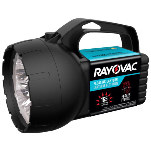 Rayovac Brite Essentials Floating LED Lantern, 6-Volt, Black, ROVBEPLN6V