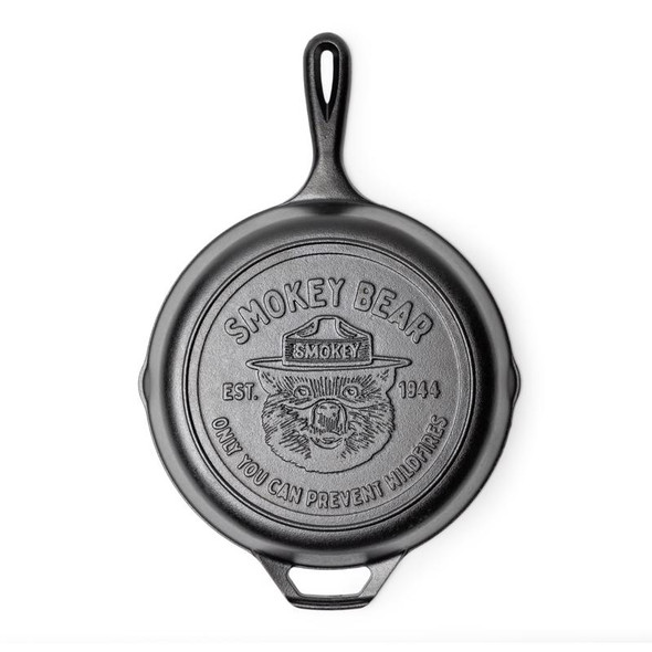 Lodge L8SKSMOKEY Cast Iron Skillet with Heat-Resistant Handle