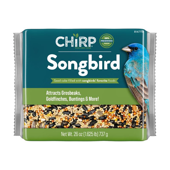 Chirp Songbird Wild Bird Seed Cake, 26 oz, Part Number 17362
