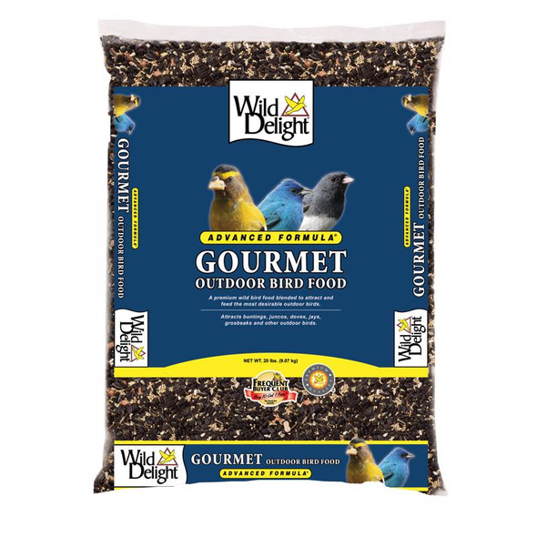Wild Delight Gourmet Wild Bird Food, 20 lb Bag, Part Number 368200