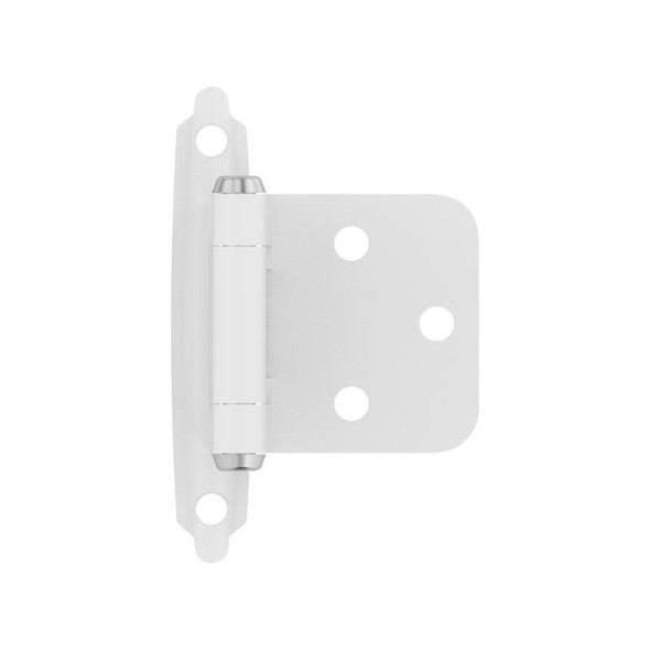 HINGE CAB WHT 2PK