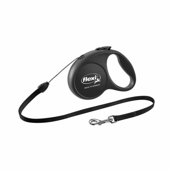 LEASH RETRCTB BLK SM 16'