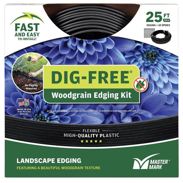 CLD EDGNG PLST BLK 25'