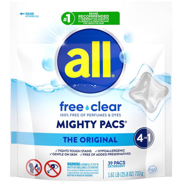 LDRY DTR PAC FR/CLR 39PC