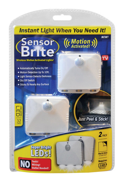 NIGHT LIGHT W/SENSOR BAT