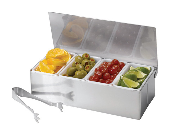 BAR CADDY W/TONGS 4COMP
